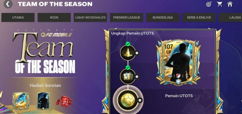 Banyak Pemain Gratis OVR 107 di FC Mobile. (Suara.com/ Rezza Rachmanta)