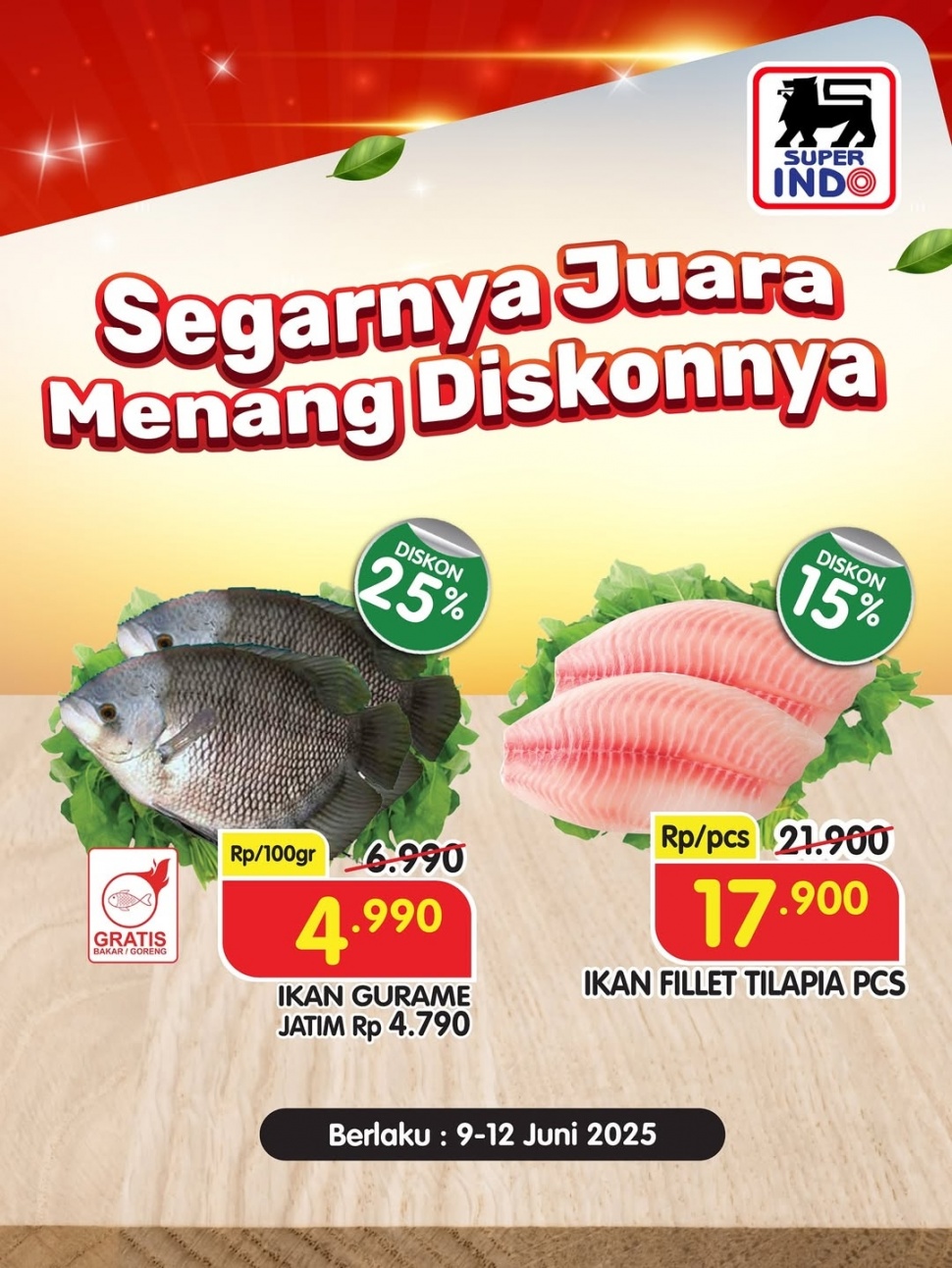 Promo Superindo yang mulai berlaku hari ini, Senin, 9 Juni 2025 (Instagram/infosuperindo)