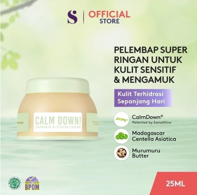 Somethinc Calm Down Skinpair R-cover Cream (Shopee)