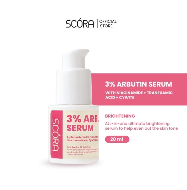 SCORA 3% Arbutin Serum (Shopee)