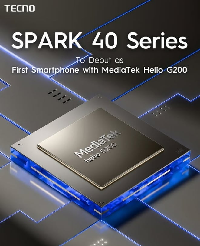 Poster Tecno Spark 40. (ist)