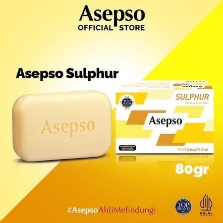 Sabun untuk jerawat punggung.