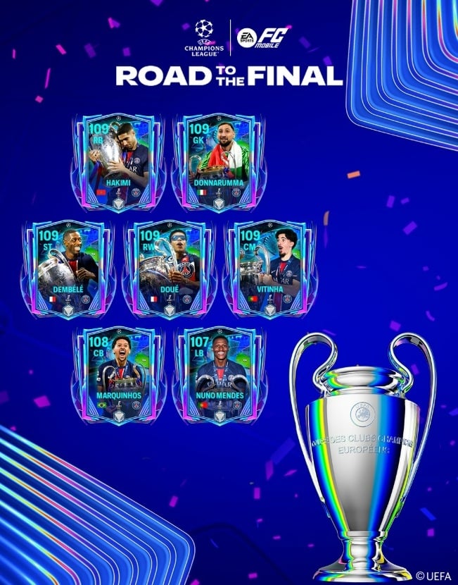 Pemain Terbaik Liga Champions di FC Mobile. (ist)