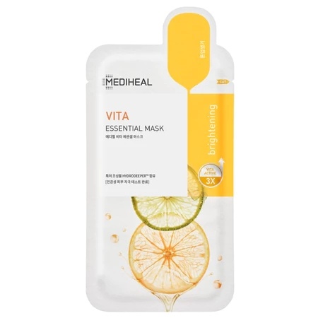 Sheet mask mengandung vitamin C.