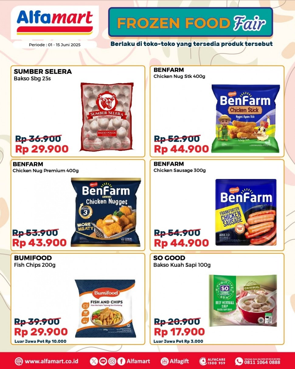 Promo Frozen Food di Alfamart. (Instagram/@alfamart)