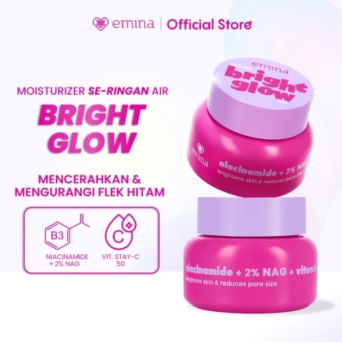 Emina Water Bright Glow Gel (Shopee)