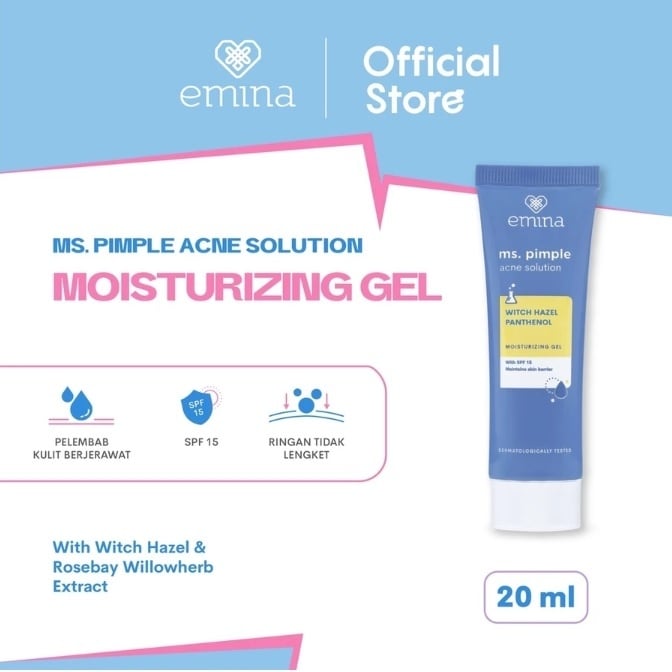 Emina Ms. Pimple Acne Solution Moisturizing Gel (Shopee)