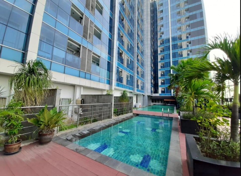 Kolam Renang Rooftop Best Western Premier The Hive. (Suara.com/Vania)
