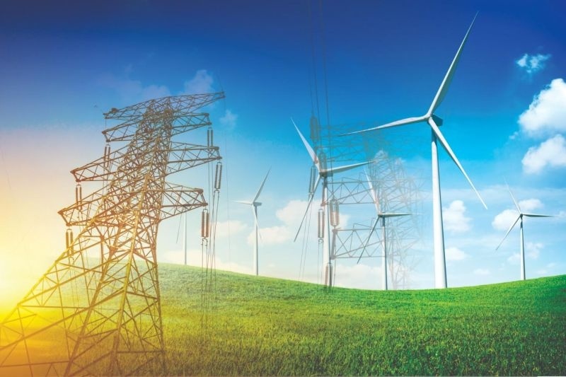 Ilustrasi energi baru terbarukan (EBT). (ICDX)