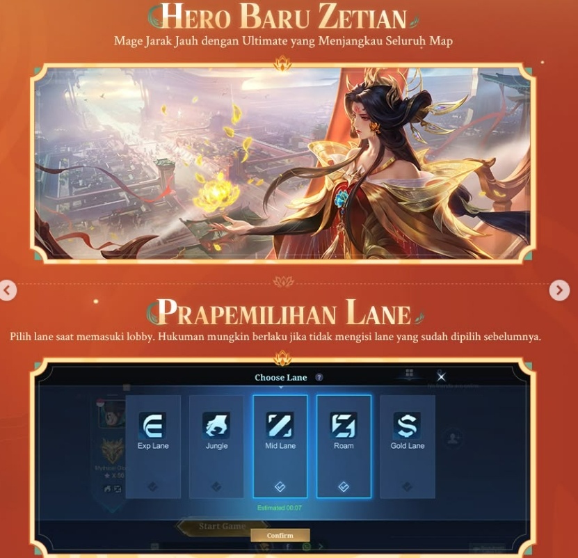 Aturan baru di Mobile Legends. (Instagram)