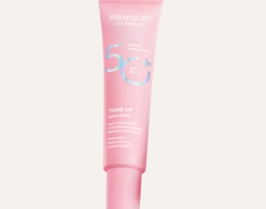 Wardah UV Shield Tone Up Sunscreen SPF 50 PA+++. [wardahbeuaty.com]