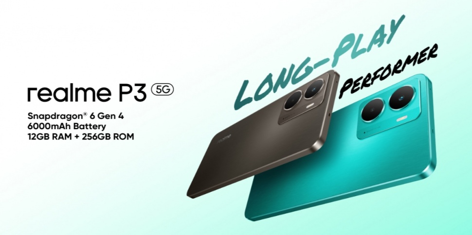 Spesifikasi Realme P3, HP midrange murah dengan Snapdragon 6 Gen 4. (Realme)