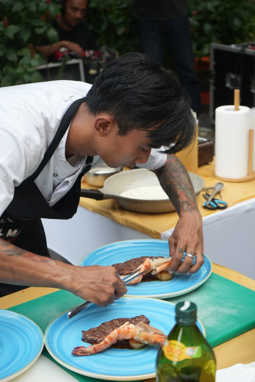 Aksi peserta di Grill Master Indonesia 2025. (dok. Grill Master Indonesia 2025)