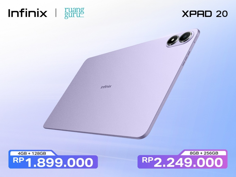 Tablet Infinix Xpad 20. [Dok. Infinix Indonesia]