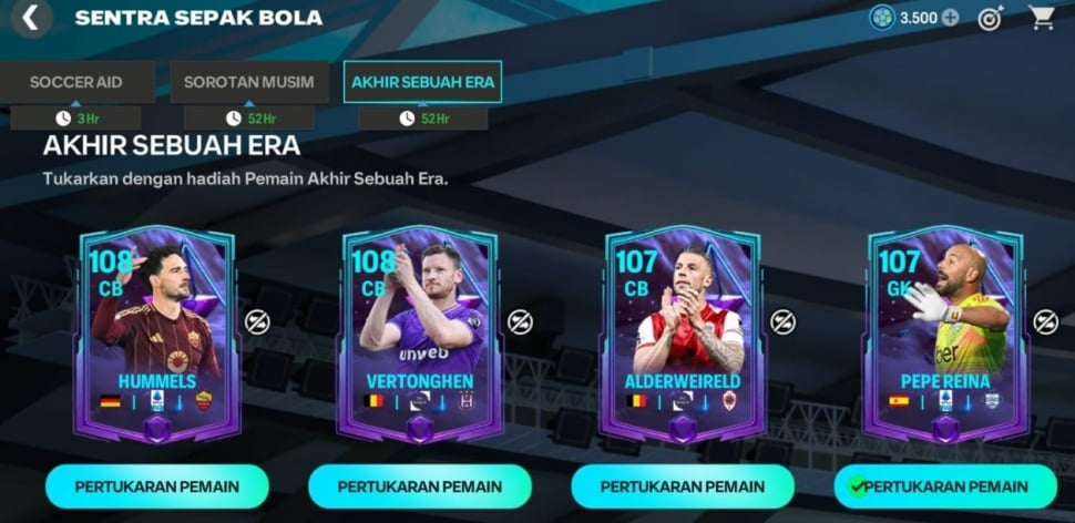 Pemain gratis di FC Mobile Juni 2025. (Suara.com/ Rezza Rachmanta)