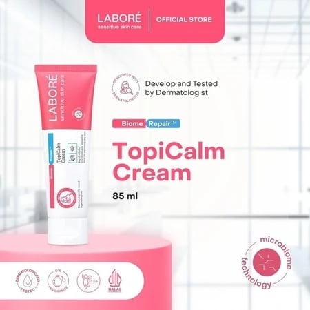 Labore Sensitive Skin Care BiomeRepair TopiCalm Cream 85ml (Shopee/Labore Official Store)