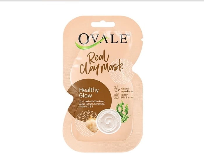 Masker wajah lokal ovale.
