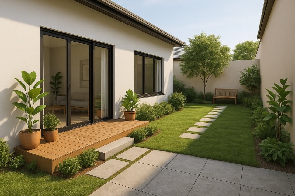 Model teras rumah minimalis. [Suara.com]