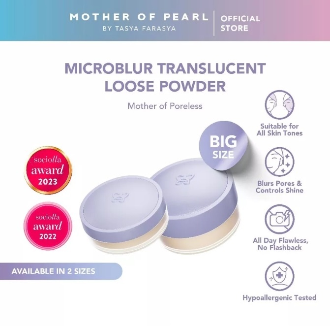 Mother of Pearl Microblur Translucent Loose Powder (Shopee)