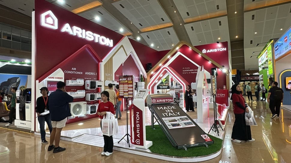 Peralatan Rumah Tangga Inovatif di Jakarta Fair Kemayoran 2025. (dok. Ariston)