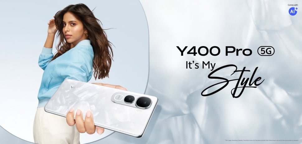 Vivo Y400 Pro 5G yang resmi diluncurkan ke pasar India. [Foto: Vivo India]