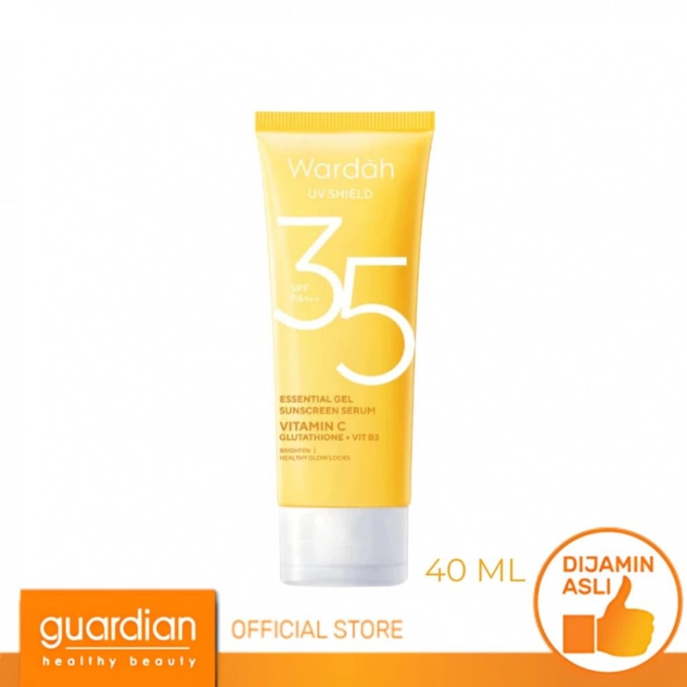 Sunscreen Wardah tekstur ringan. (Shopee/Guardian Official Shop)