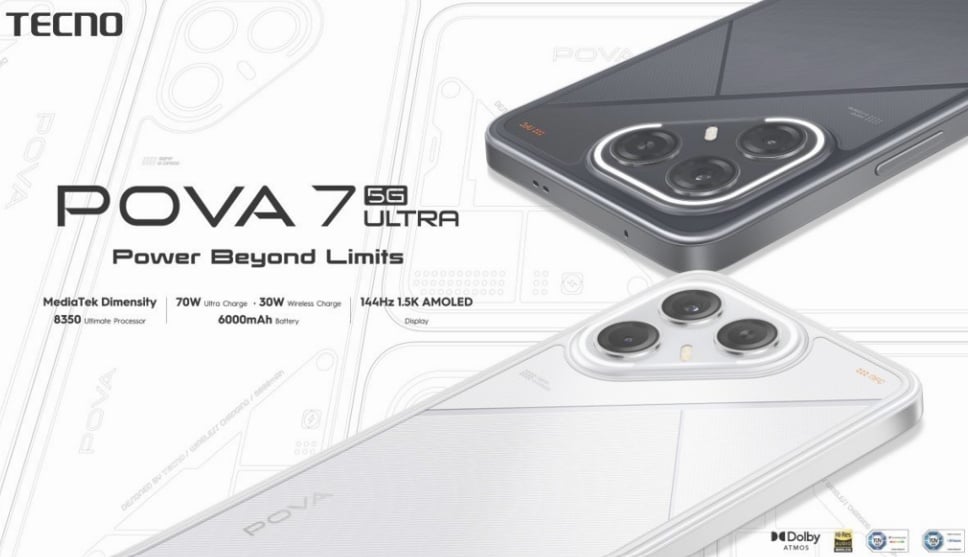 Tecno Pova 7 Ultra 5G. (Tecno)