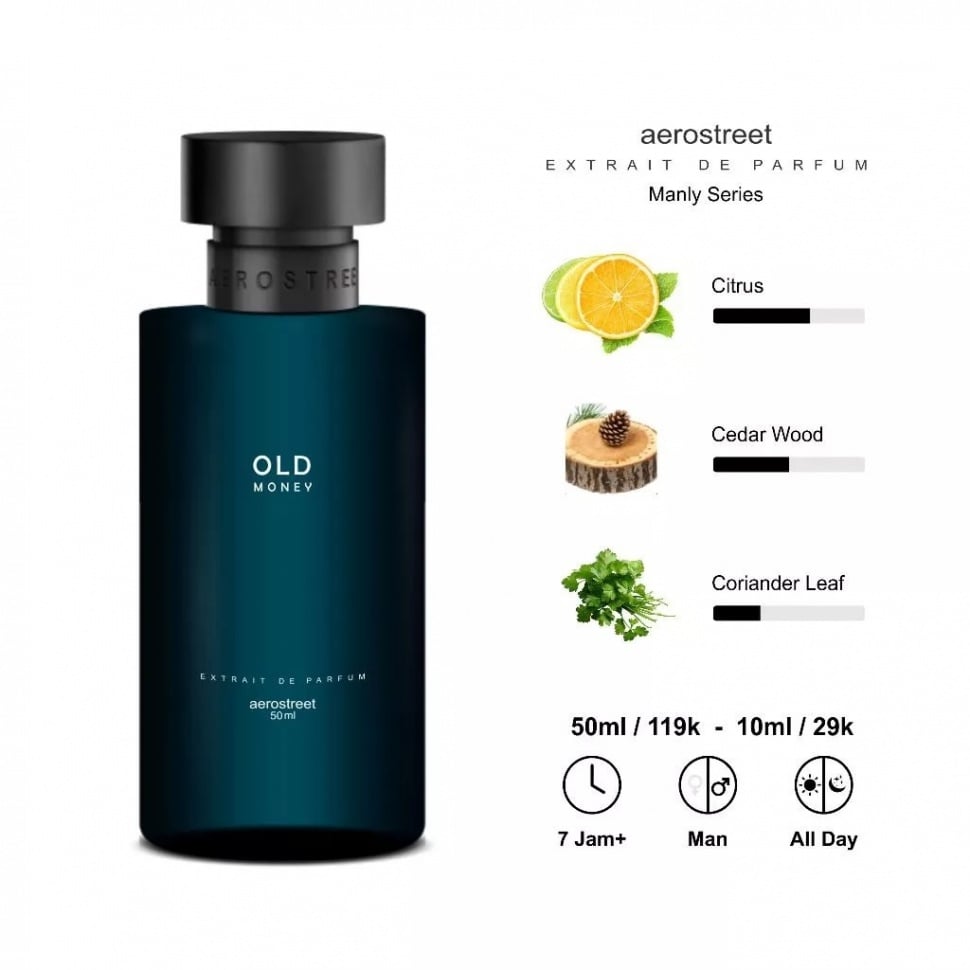 Parfum murah dengan wangi mewah ala old money. (Shopee/AEROSTREET Official Shop)