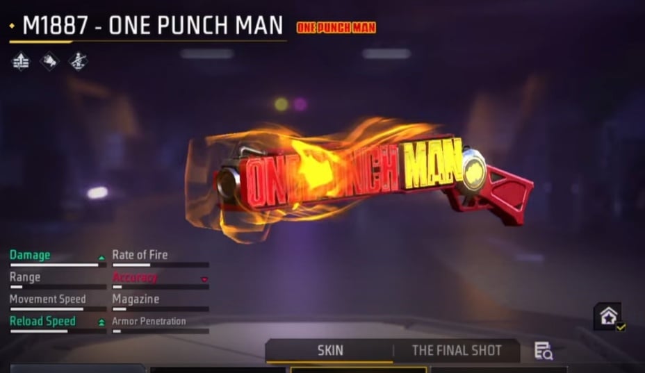Skin M1887 One Punch Man. (ist)