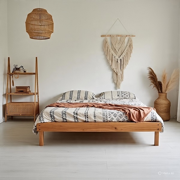 Inspirasi desain kamar minimalis ukuran 3x3. (Dibuat dengan Gemini AI)