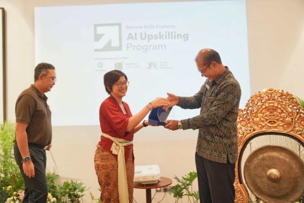 Peluncuran program AI Opportunity Indonesia. (dok. RSA )
