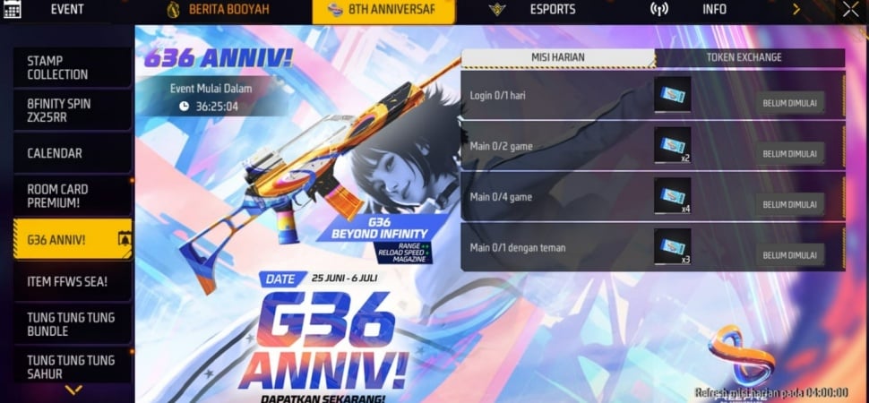 Skin G36 Anniv. (Suara.com/ Rezza Rachmanta)