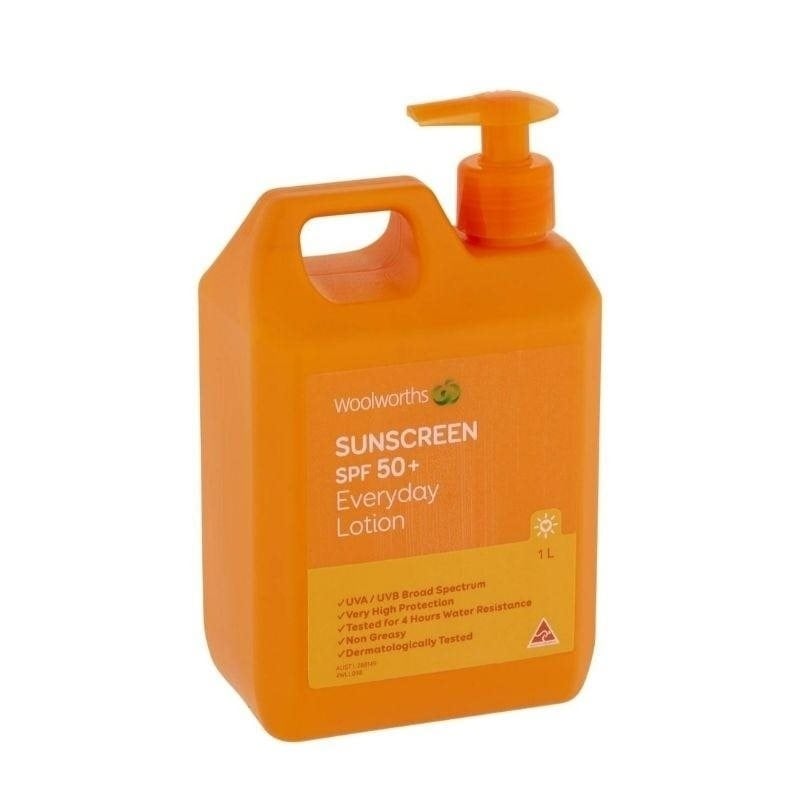 Sunscreen ukuran jerigen. (Tokopedia)
