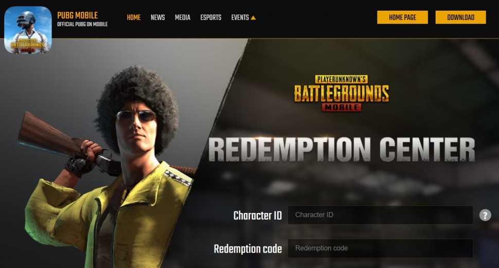 Laman kode redeem PUBG Mobile. (ist)