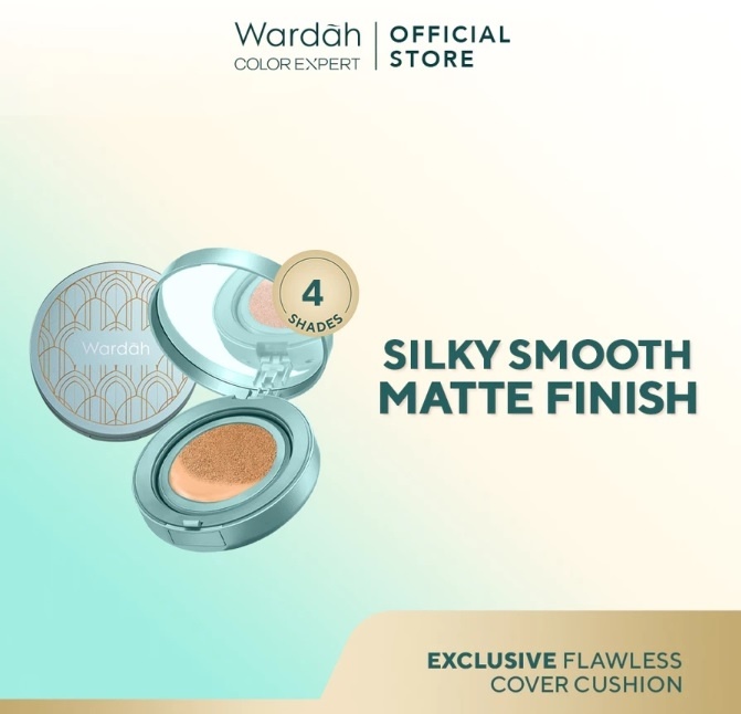 WARDAH Exclusive Flawless Cover Cushion (Shopee)