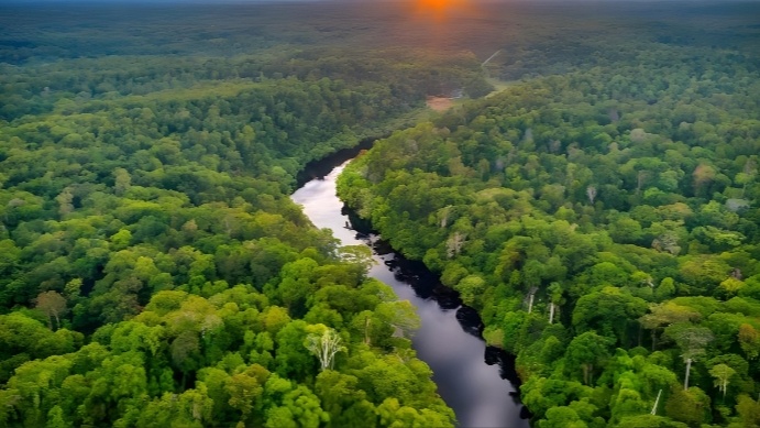 Ilustrasi Hutan Amazon (pixabay)