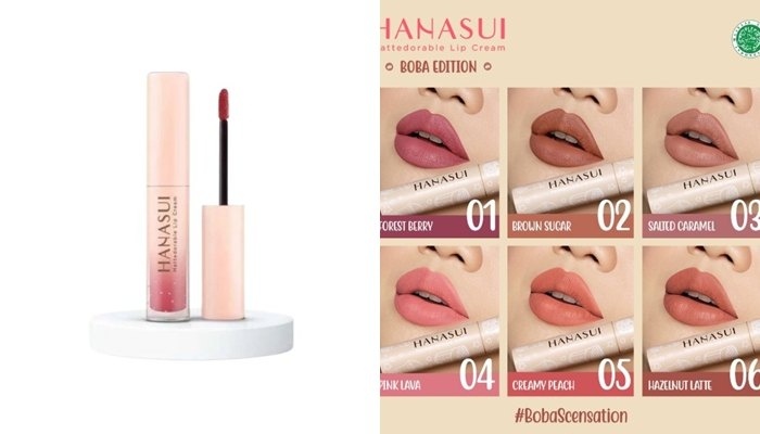 Hanasui Mattedorable Lip Cream (Shopee)