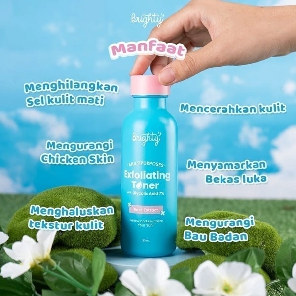 Ilustrasi rekomendasi toner pencerah badan. (Shopee)