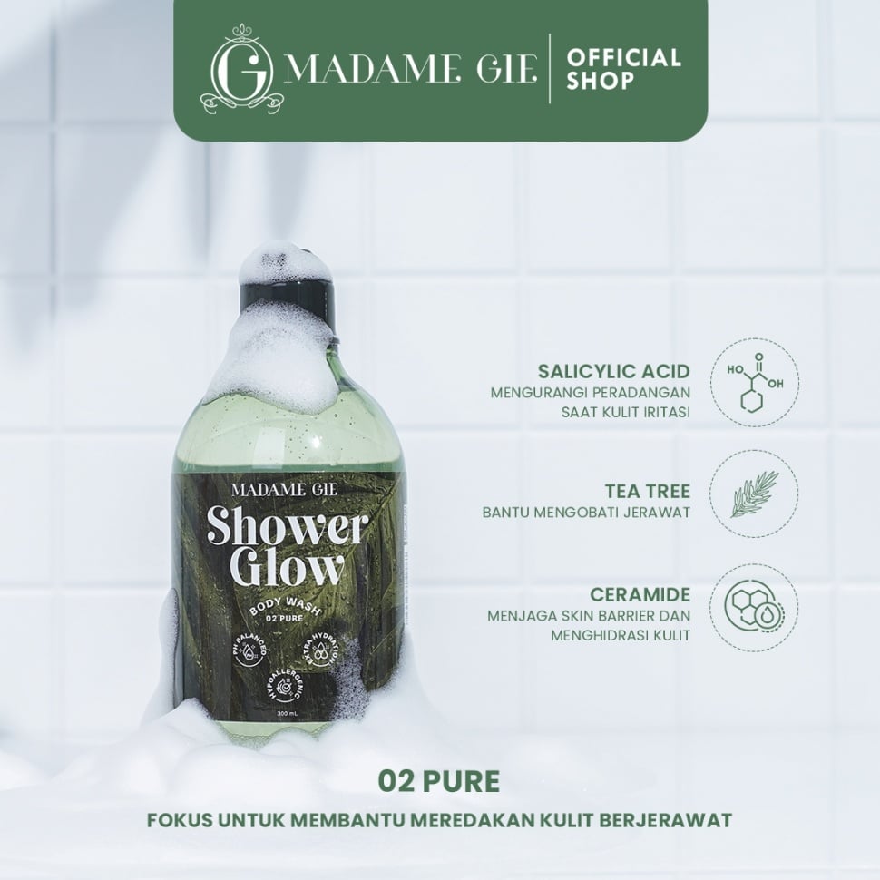 Madame Gie Shower Glow Body Wash