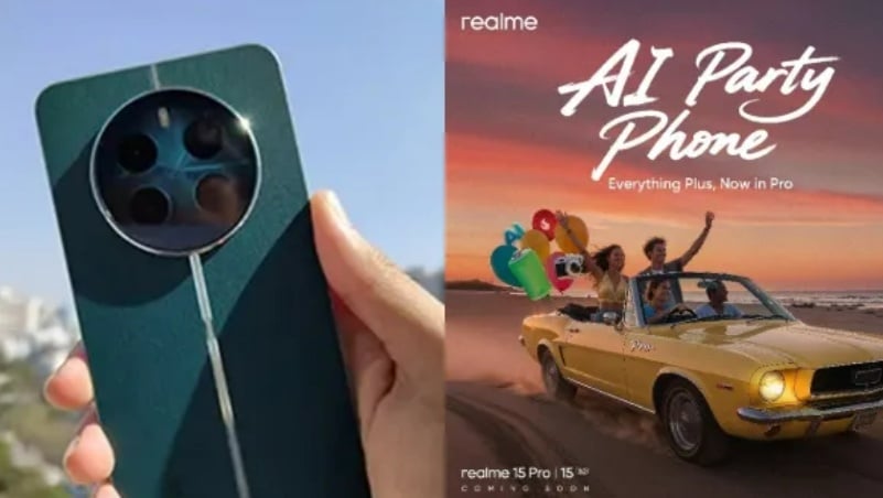 Teaser Realme 15 series. (Realme India)