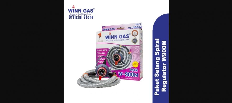 Winn Gas W900M, rekomendasi regulator gas terbaik 2025 (winngas.com)