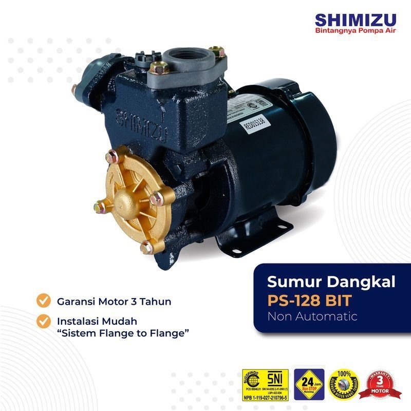 Pompa air awet dan tahan lama. (Shopee/Shimizu Official Shop)