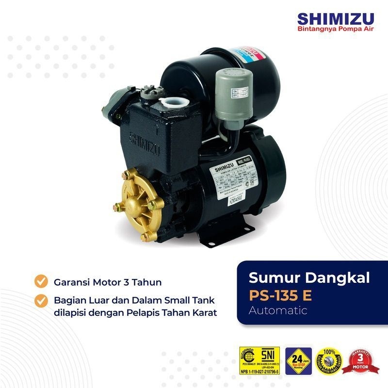 Pompa air awet dan tahan lama. (Shopee/Shimizu Official Shop)