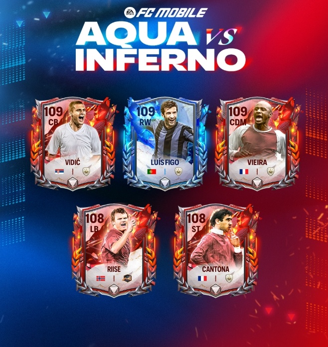 Pemain OVR tinggi Aqua vs Inferno. (Instagram)