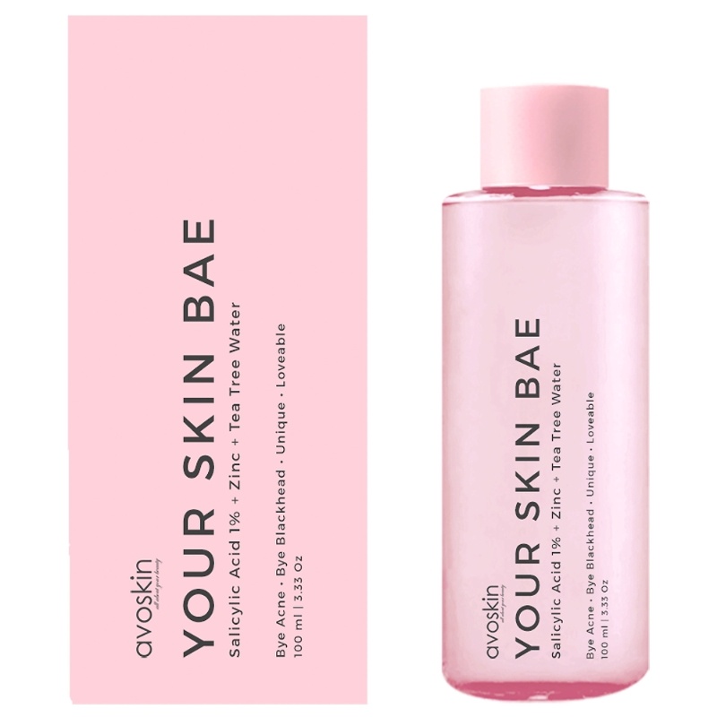 Avoskin YSB Toner Salicylic Acid 1% + Zinc + Tea Tree Water (Sociolla)