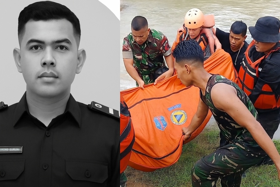 Seorang calon jaksa muda, Reynanda Primta Ginting, meninggal dunia ketika megejar saksi korupsi kepala desa yang terjun ke Sungai Silau, Kabupaten Asahan, Sumatera Utara, Rabu (2/7/2025) sore. [Suara.com]