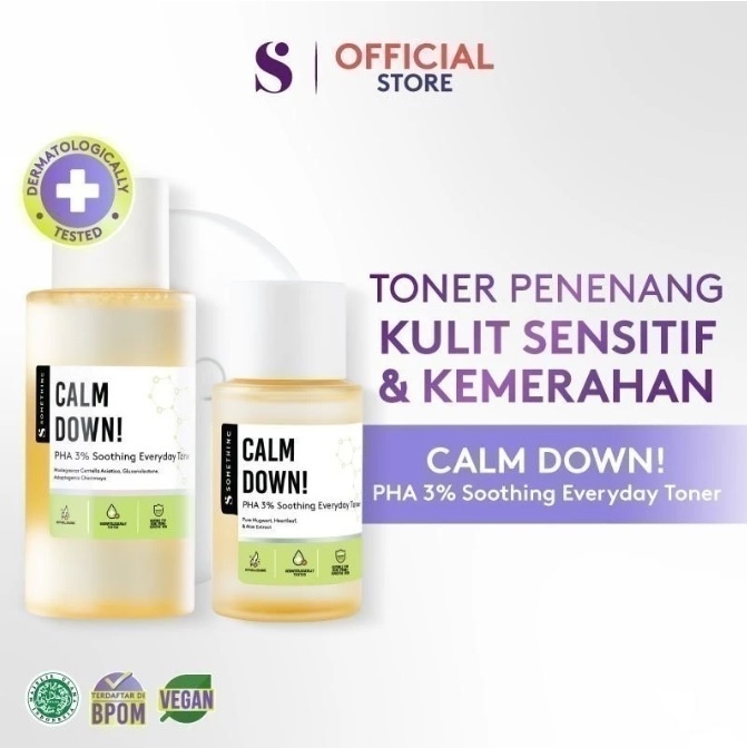 SOMETHINC Calm Down! PHA 3% Soothing Everyday Toner (Shopee)
