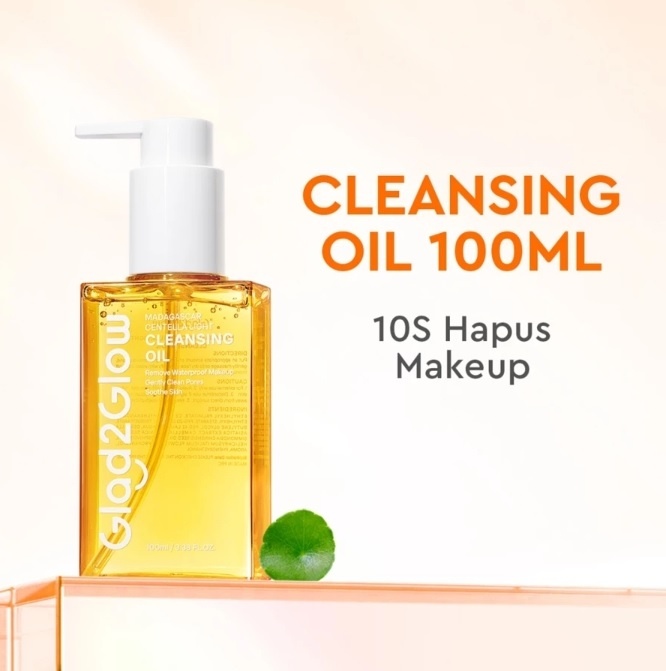 Glad2Glow Madagascar Centella Light Cleansing Oil (Shopee)
