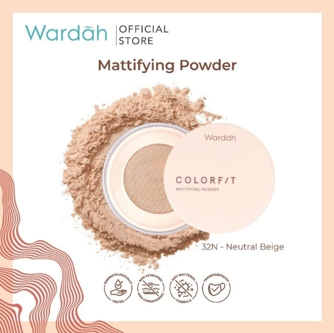 Wardah Colorfit Mattifying Powder (Shopee)