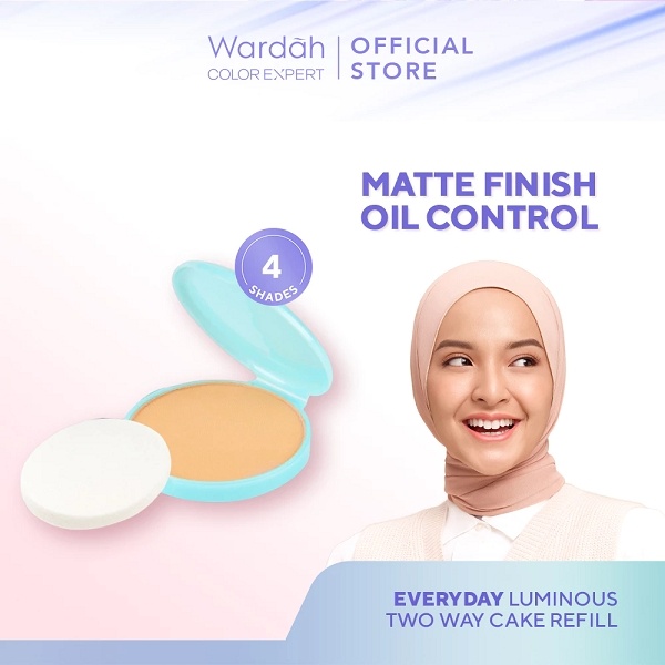 Bedak Wardah. (Shopee)